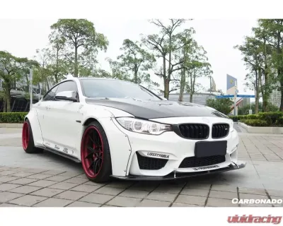 Carbonado CFRP DE Style Front Lip for BMW M4 F82/F83 2014-2020 - CF8468LB-FL