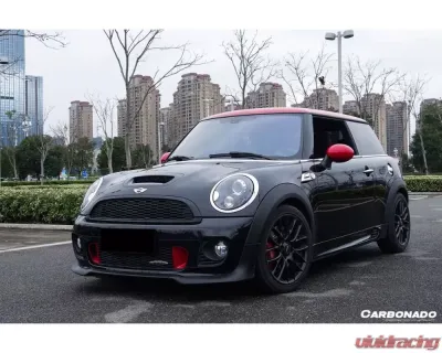 Carbonado Carbonado FRP JCW Style Front Bumper for MINI Cooper S 2007-2015 - 8472JCW-FB