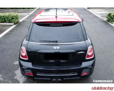 CARBONADO Carbonado CFRP JCW Style Roof Spoiler for MINI Cooper S 2007-2015 - CF8472JCW-RS