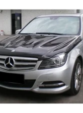 Carbonado CFRP BK Style Hood Mercedes Benz C Class W204 2012-2014                                     - CF8493BK.H - Image 9