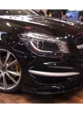 Carbonado CFRP PA Style Front Bumper Insert Mercedes Benz CLA Sport | CLA45 AMG W117 2014-2016                                     - CF8496PA.FCL - Image 4