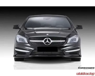 Carbonado CFRP PA Style Front Bumper Insert Mercedes Benz CLA Sport | CLA45 AMG W117 2014-2016 - CF8496PA.FCL