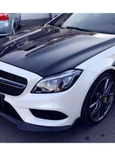Carbonado CFRP BK Style Hood Mercedes Benz CLS W218 2011-2018                                     - CF8497BK.H - Image 5