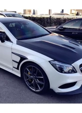 Carbonado CFRP BK Style Hood Mercedes Benz CLS W218 2011-2018                                     - CF8497BK.H - Image 6