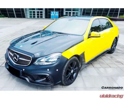 Carbonado Carbonado FRP WD Style Front Bumper for Mercedes Benz E Class W212 2014-2016 - 8498WD.FB