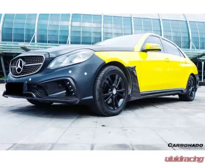 Carbonado Carbonado FRP WD Style Front Bumper for Mercedes Benz E Class W212 2014-2016 - 8498WD.FB