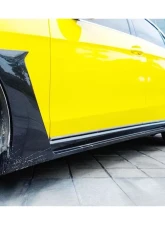 Carbonado Carbonado FRP WD Style Side Skirts for Mercedes Benz E Class W212 2014-2016                                     - 8498WD.SS - Image 4