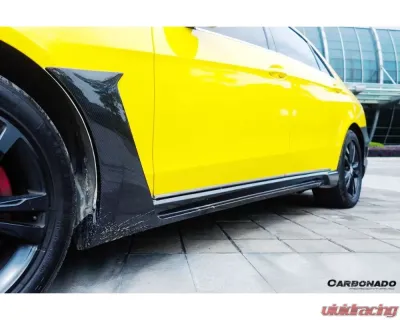 Carbonado Carbonado FRP WD Style Side Skirts for Mercedes Benz E Class W212 2014-2016 - 8498WD.SS