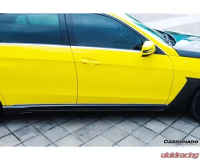 Carbonado Carbonado FRP WD Style Side Skirts for Mercedes Benz E Class W212 2014-2016 - 8498WD.SS