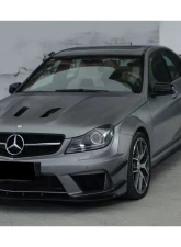 Carbonado CFRP BK Style Hood Mercedes Benz C63 AMG W204 2012-2014                                     - CF8500BLK.H - Image 12