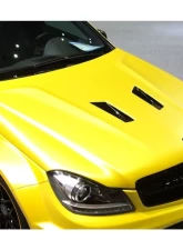 Carbonado CFRP BK Style Hood Mercedes Benz C63 AMG W204 2012-2014                                     - CF8500BLK.H - Image 18