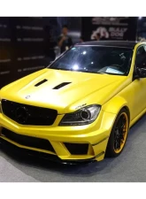 Carbonado CFRP BK Style Hood Mercedes Benz C63 AMG W204 2012-2014                                     - CF8500BLK.H - Image 20