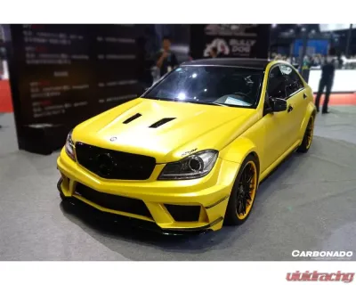 Carbonado CFRP BK Style Hood Mercedes Benz C63 AMG W204 2012-2014 - CF8500BLK.H