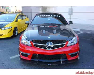 Carbonado CFRP BK Style Hood Mercedes Benz C63 AMG W204 2012-2014 - CF8500BLK.H