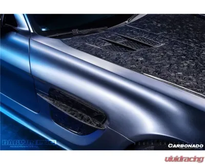 Carbonado 6X6MTCF BKSS Style Hood Mercedes Benz SLS AMG W197 2010-2015 - 6X6MTCF8515BLS.H