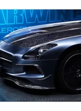 Carbonado 6X6MTCF BKSS Style Hood Mercedes Benz SLS AMG W197 2010-2015                                     - 6X6MTCF8515BLS.H - Image 12