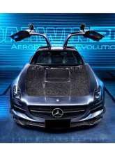 Carbonado 6X6MTCF BKSS Style Hood Mercedes Benz SLS AMG W197 2010-2015                                     - 6X6MTCF8515BLS.H - Image 14