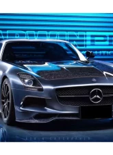 Carbonado 6X6MTCF BKSS Style Hood Mercedes Benz SLS AMG W197 2010-2015                                     - 6X6MTCF8515BLS.H - Image 15