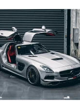 Carbonado 6X6MTCF BKSS Style Hood Mercedes Benz SLS AMG W197 2010-2015                                     - 6X6MTCF8515BLS.H - Image 17
