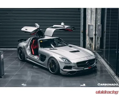 Carbonado 6X6MTCF BKSS Style Hood Mercedes Benz SLS AMG W197 2010-2015 - 6X6MTCF8515BLS.H