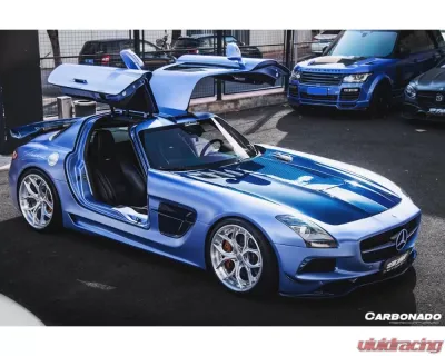 Carbonado 6X6MTCF BKSS Style Hood Mercedes Benz SLS AMG W197 2010-2015 - 6X6MTCF8515BLS.H