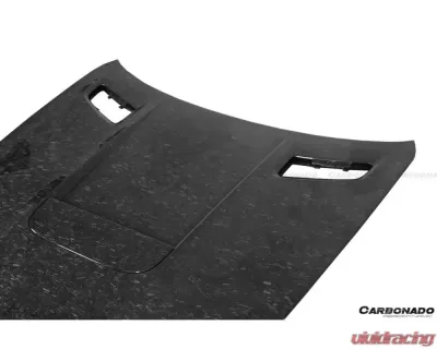 Carbonado 6X6MTCF BKSS Style Hood Mercedes Benz SLS AMG W197 2010-2015 - 6X6MTCF8515BLS.H
