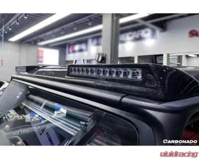 Carbonado FGCF BR Style Front Roof Spoiler Mercedes Benz G-Class W464 G-Wagen 2019-2021 - FGCF8516BRS-FRS