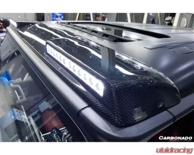 Carbonado FGCF BR Style Front Roof Spoiler Mercedes Benz G-Class W464 G-Wagen 2019-2021 - FGCF8516BRS-FRS