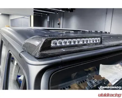 Carbonado FGCF BR Style Front Roof Spoiler Mercedes Benz G-Class W464 G-Wagen 2019-2021 - FGCF8516BRS-FRS