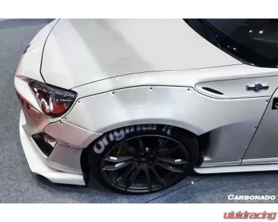 Carbonado Carbonado FRP RBY1 Style Wide Body Kit for Scion FRS, Subaru BRZ, Toyota GT86 2012-2020 - 8876RBY.L-FULL KIT