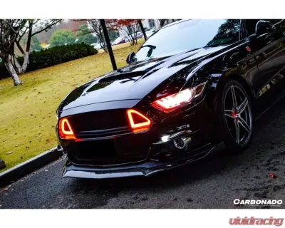 Carbonado CFRP Rsh Style Hood Scoop Cover for Ford Mustang 2014-2017 - CF8992RSH.HC