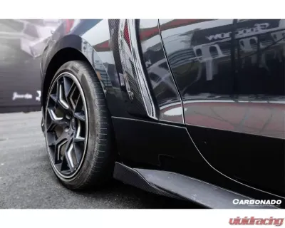 Carbonado CFRP Rsh Style Quarter Panel Side Scoops for Ford Mustang 2014-2017 - CF8992RSH.QPS