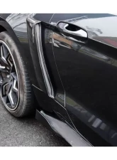 Carbonado CFRP Rsh Style Quarter Panel Side Scoops for Ford Mustang 2014-2017                                     - CF8992RSH.QPS - Image 6