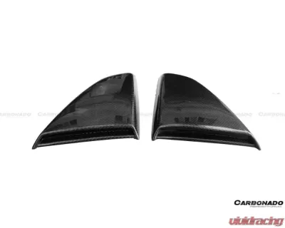 Carbonado CFRP RSH Style Quarter Window Scoops for Ford Mustang 2014-2017 - CF8992RSH.QWS
