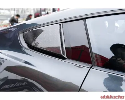 Carbonado CFRP RSH Style Quarter Window Scoops for Ford Mustang 2014-2017 - CF8992RSH.QWS