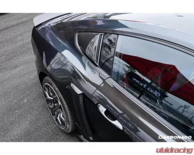 Carbonado CFRP RSH Style Quarter Window Scoops for Ford Mustang 2014-2017 - CF8992RSH.QWS