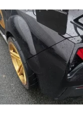 Carbonado CFRP PD Style Wide Body Rear Flares with Side Skirts for Chevrolet Corvette C7 2013-2019                                     - CF8993PD-SS - Image 2