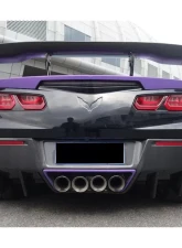 Carbonado CFRP RK Style Rear Lip Chevrolet Corvette C7 Z51 2013-2019                                     - CF8993RK-RD - Image 11