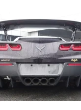 Carbonado CFRP RK Style Rear Lip Chevrolet Corvette C7 Z51 2013-2019                                     - CF8993RK-RD - Image 7