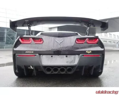 Carbonado CFRP RK Style Rear Lip Chevrolet Corvette C7 Z51 2013-2019 - CF8993RK-RD