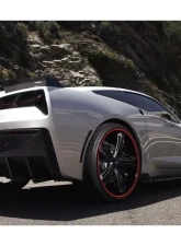 Carbonado CFRP RK Style Side Skirts Chevrolet Corvette C7 Z51 2013-2019                                     - CF8993RK-SS - Image 5