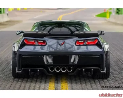 Carbonado CFRP ROX Style Rear Diffuser Chevrolet Corvette C7 2013-2019 - CF8993ROX-RD