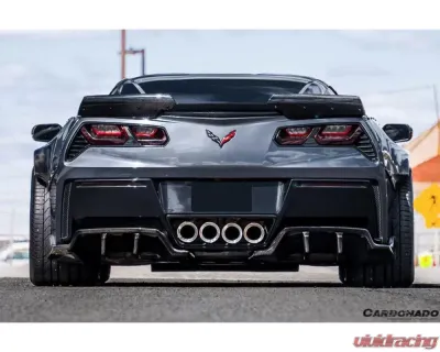 Carbonado CFRP ROX Style Rear Diffuser Chevrolet Corvette C7 2013-2019 - CF8993ROX-RD