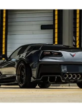 Carbonado CFRP ROX Style Rear Diffuser Chevrolet Corvette C7 2013-2019                                     - CF8993ROX-RD - Image 13