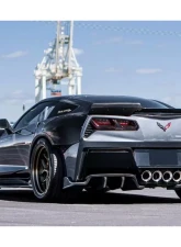 Carbonado CFRP ROX Style Rear Diffuser Chevrolet Corvette C7 2013-2019                                     - CF8993ROX-RD - Image 14