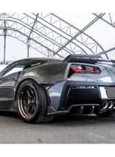 Carbonado CFRP ROX Style Rear Diffuser Chevrolet Corvette C7 2013-2019                                     - CF8993ROX-RD - Image 15