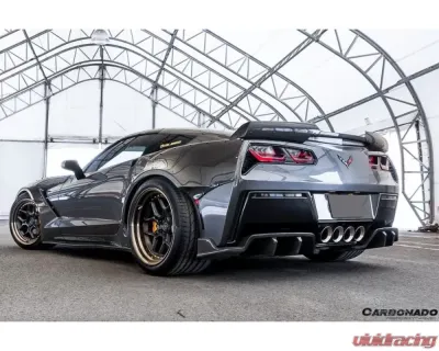 Carbonado CFRP ROX Style Rear Diffuser Chevrolet Corvette C7 2013-2019 - CF8993ROX-RD