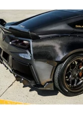 Carbonado CFRP ROX Style Rear Diffuser Chevrolet Corvette C7 2013-2019                                     - CF8993ROX-RD - Image 9