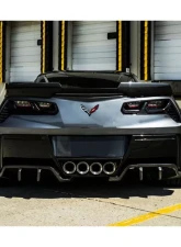 Carbonado CFRP ROX Style Rear Diffuser Chevrolet Corvette C7 2013-2019                                     - CF8993ROX-RD - Image 10