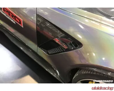 Carbonado CFRP OE Style Front Fender Chevrolet Corvette Z06 | Grand Sport 2013-2017 - CF8994OEZ06-FD
